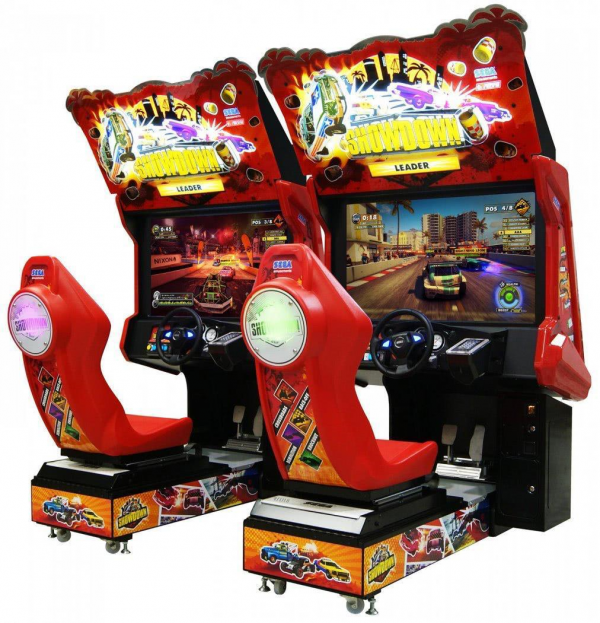 Sega Showdown Twin Driver Amusement Machine - Leisurematic