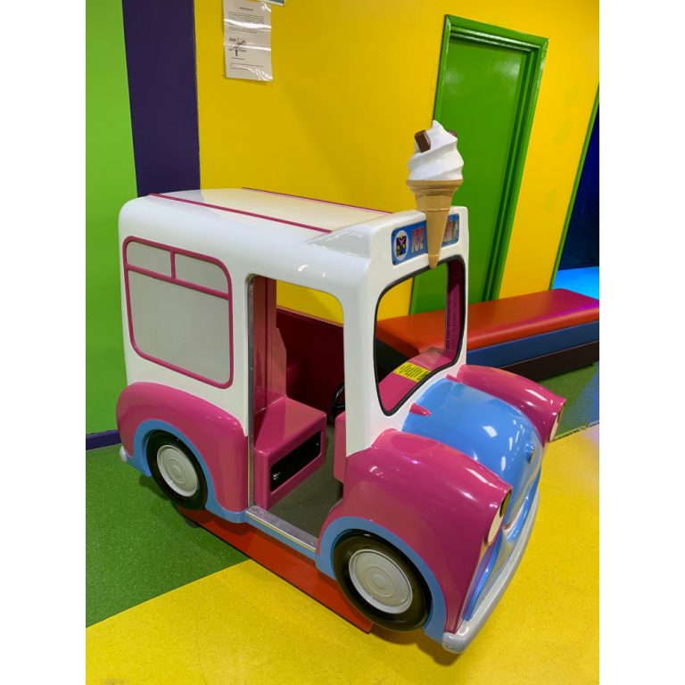 Hanks Ice Cream Van Coin Operated Kiddie Ride Leisurematic